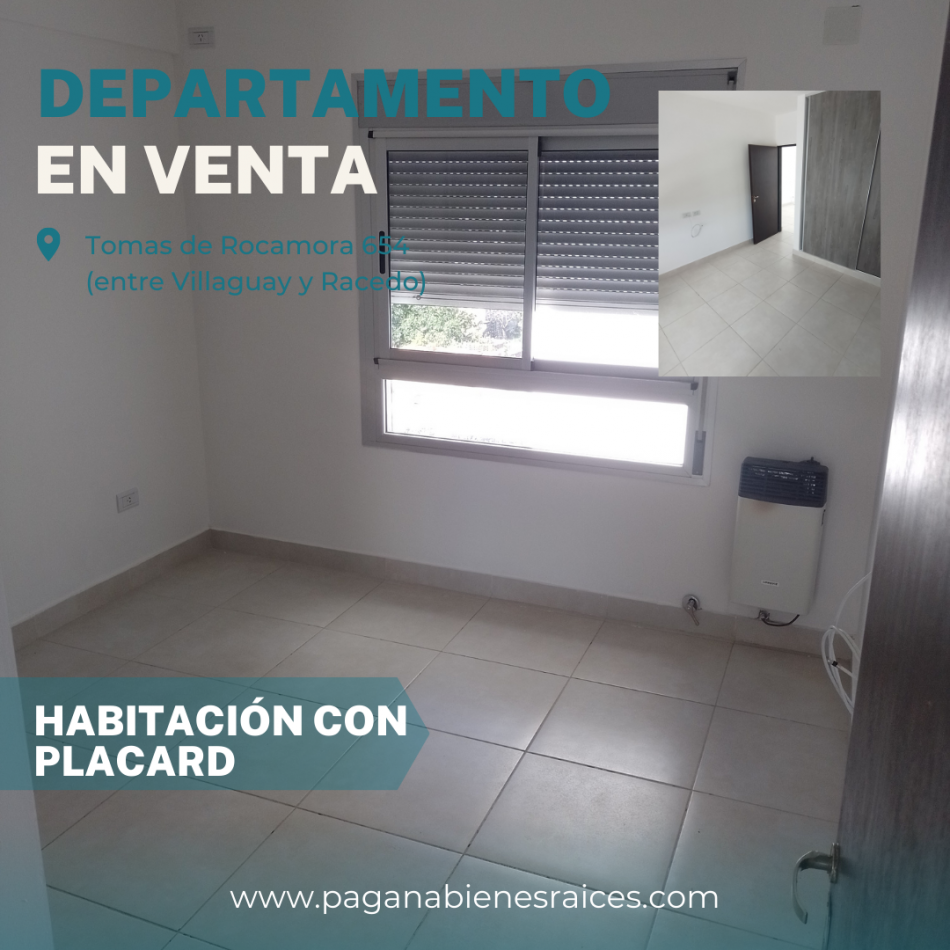 Departamento en venta 1 dormitorio (apto credito)