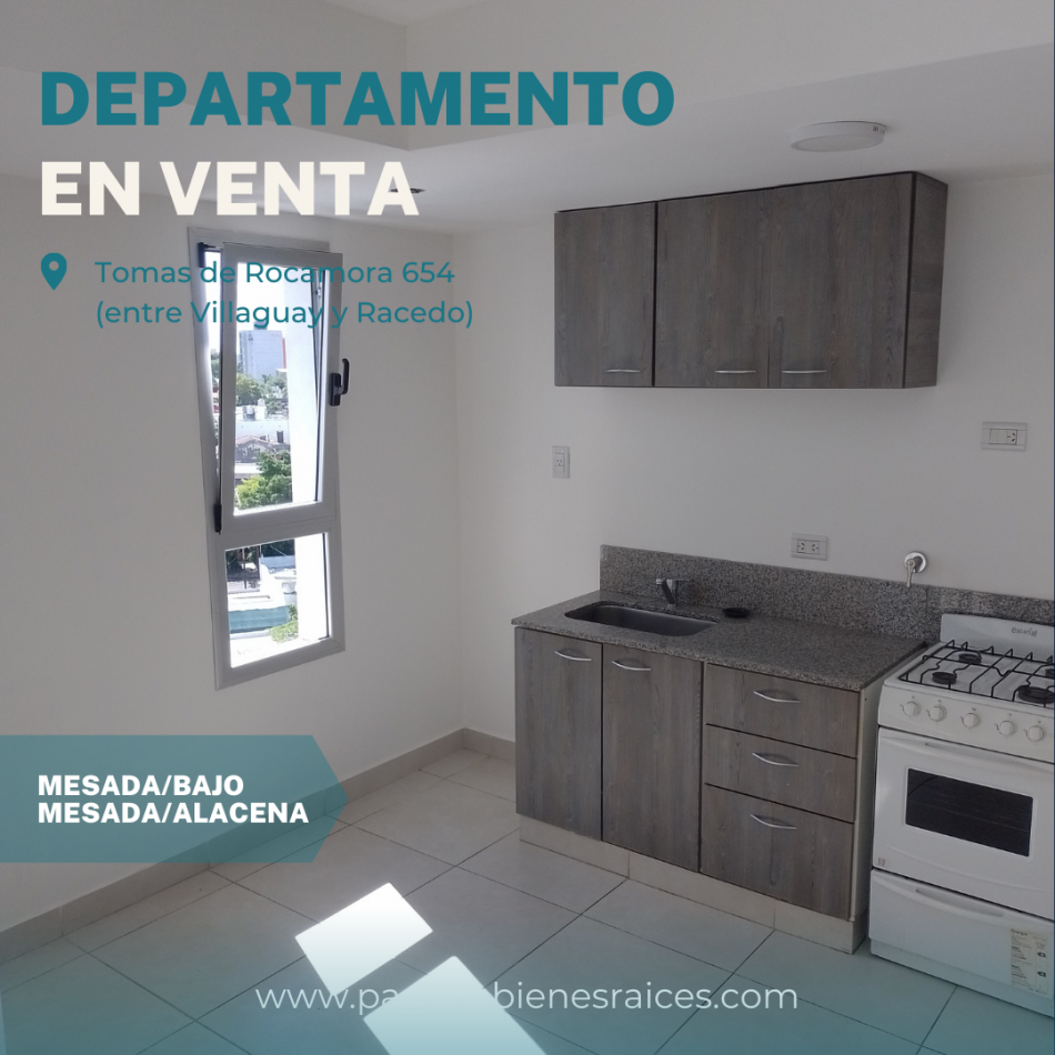 Departamento en venta 1 dormitorio (apto credito)