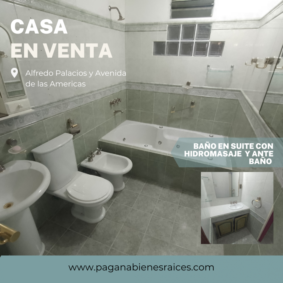 Imponente casa con pileta en venta