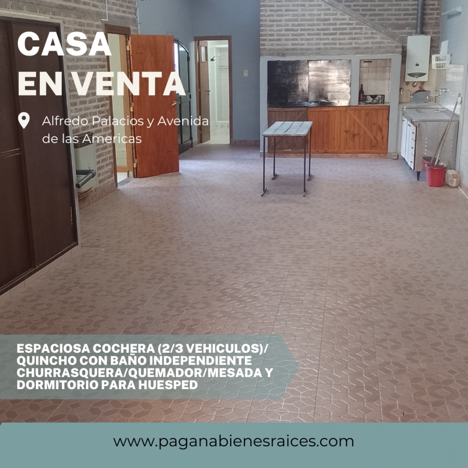 Imponente casa con pileta en venta