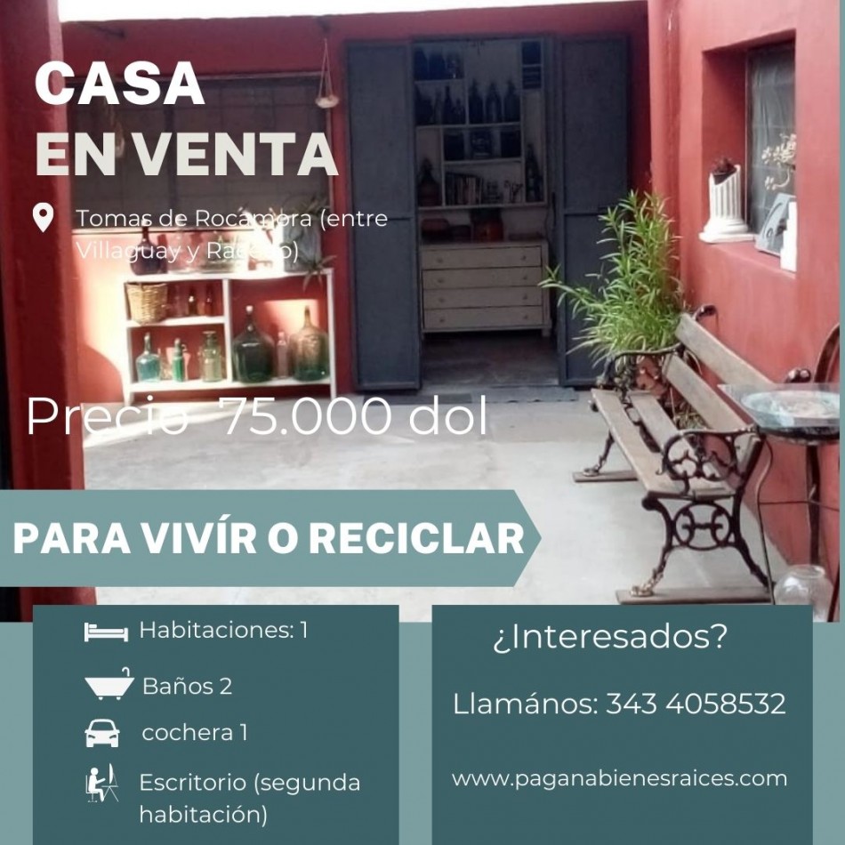 Casa en venta!!! Apta credito